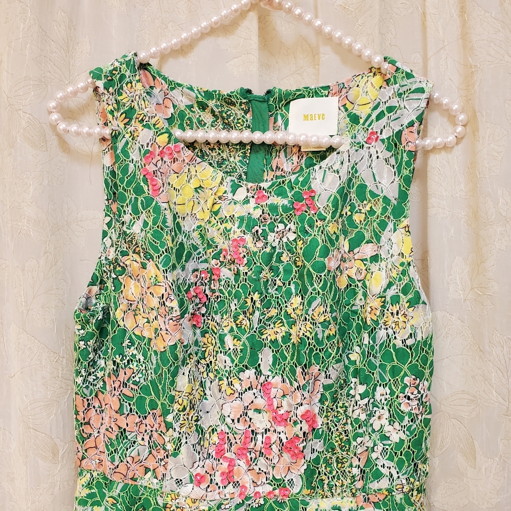 Maeve Anthropologie Verbena Lace Dress - Picture 5 of 11